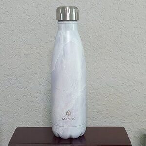 MANNA White Vogue 17 oz Stainless Steel Water Bottle